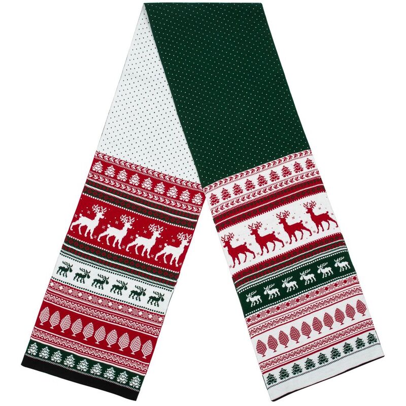 Шарф Mirakler, красный с зеленым арт.16279.59