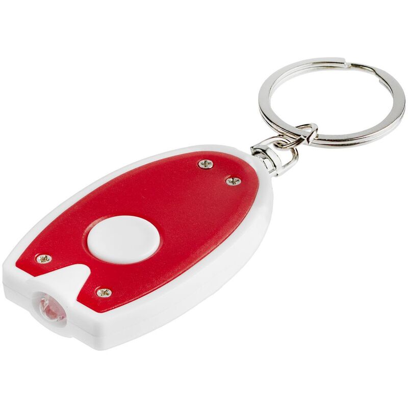 Брелок-фонарик Vivid, ver.2, красный с белым арт.15697.50