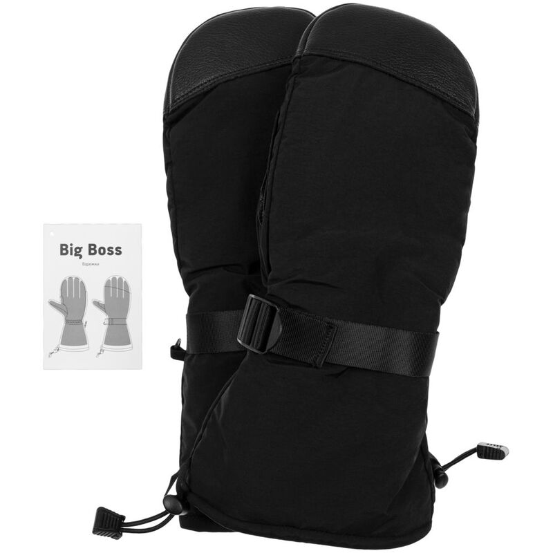 Варежки Big Boss, черные арт.16404.30