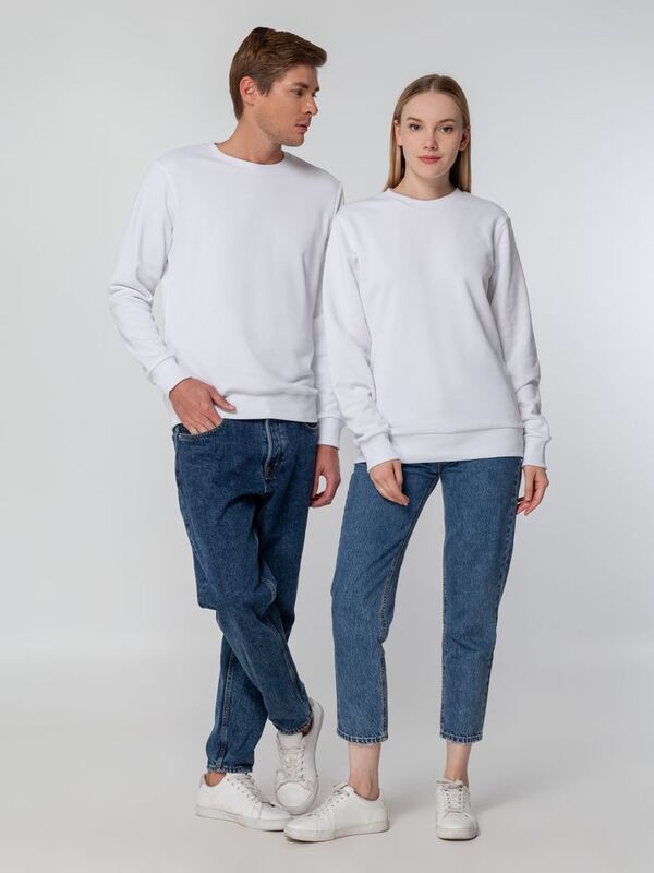 Свитшот унисекс Sublimatism, белый арт.15641.60