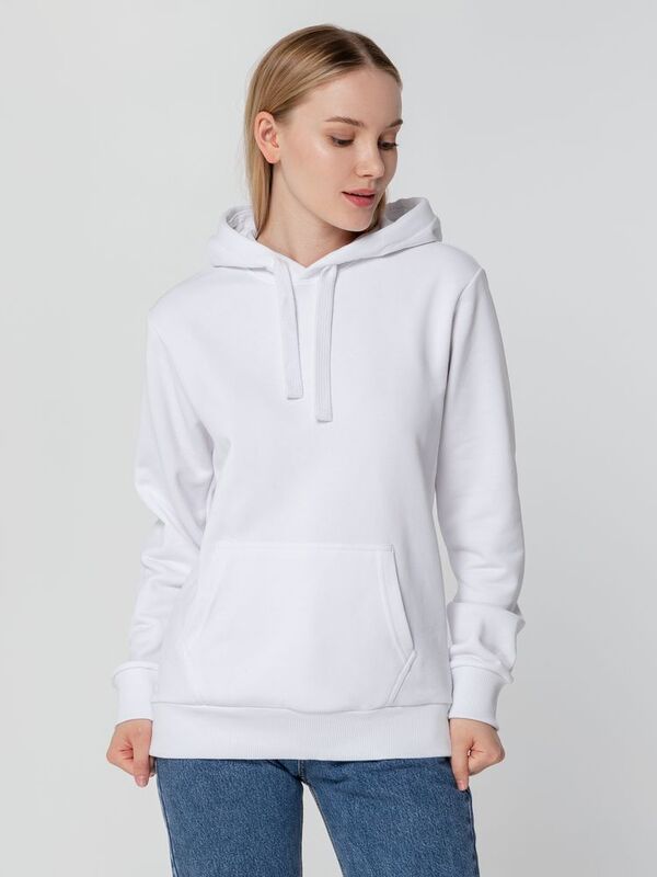 Худи унисекс Sublimatism, белое арт.15642.60