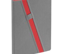 Ежедневник Rubikon на заказ, недатированный серо-красный арт.16208.15