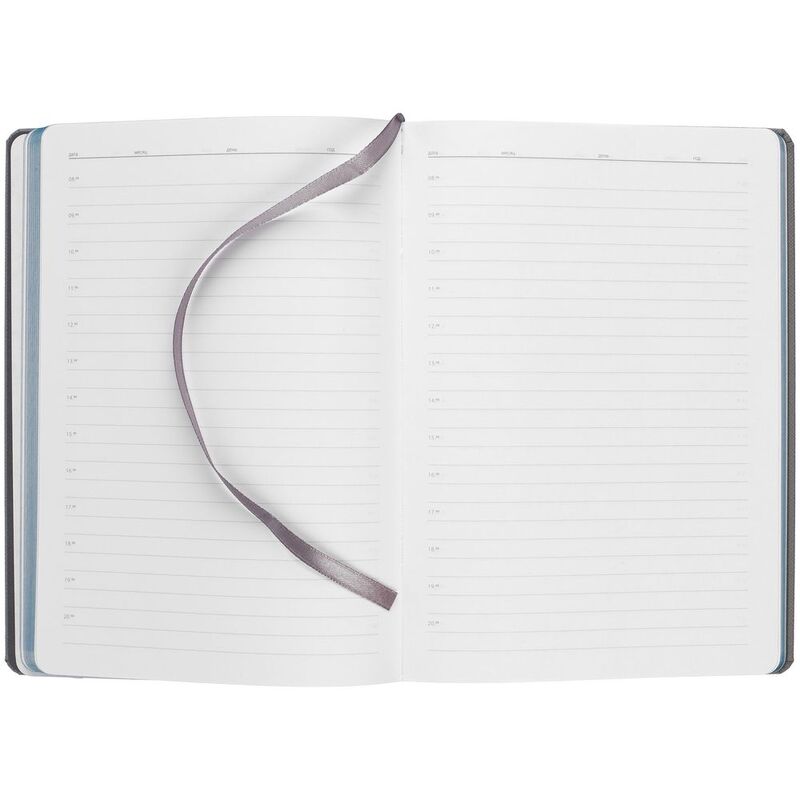 Ежедневник Rubikon на заказ, недатированный серо-бирюзовый арт.16208.49