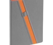 Ежедневник Rubikon на заказ, недатированный серо-оранжевый арт.16208.12