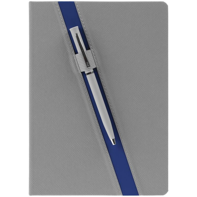 Ежедневник Rubikon на заказ, недатированный серо-синий арт.16208.14