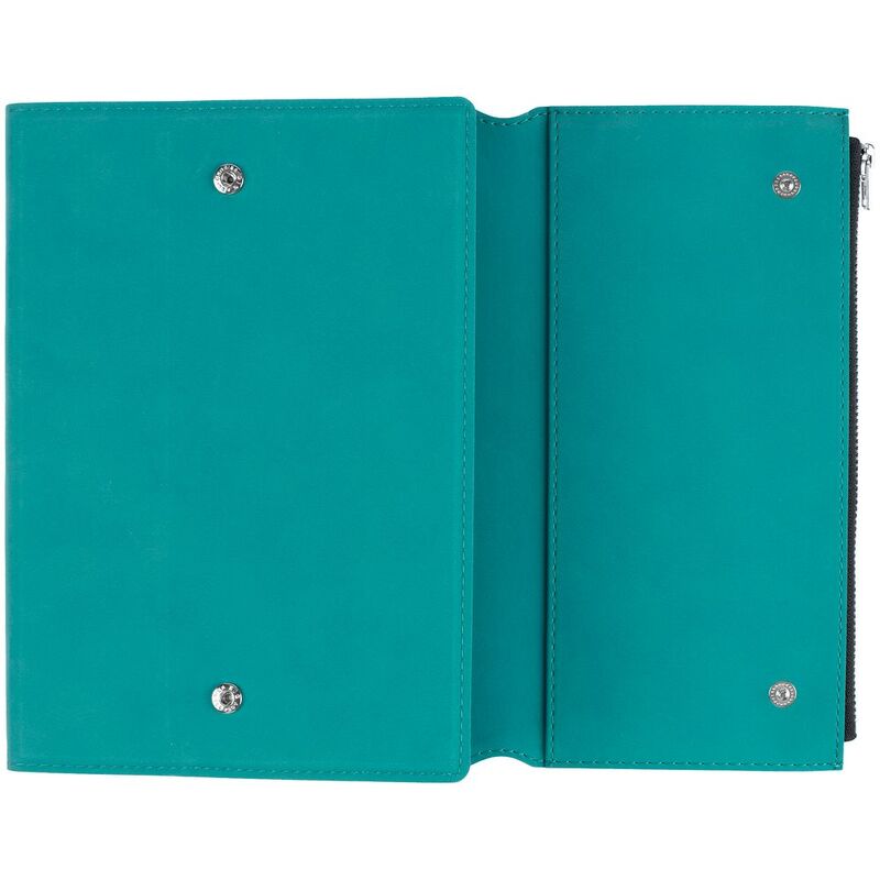 Ежедневник Grace на заказ, недатированный, бирюзовый арт.16376.49