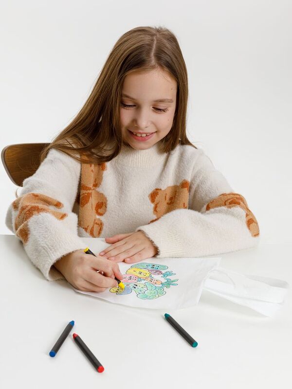 Сумка для раскрашивания Create, белая арт.16218.60