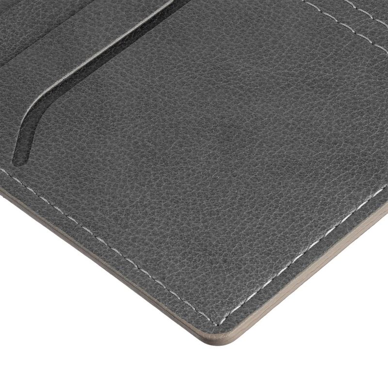 Обложка для паспорта Petrus, серая арт.15526.10