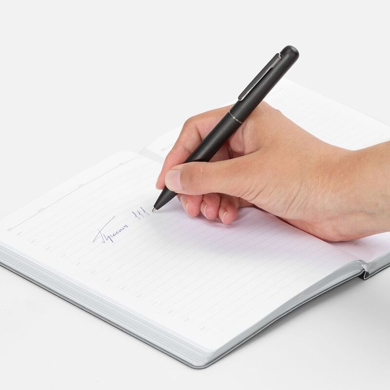 Ручка шариковая Scribo, матовая серая арт.10571.12