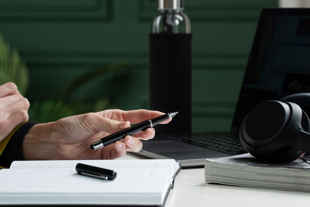 Роллер Scribo со стилусом, матовый серый арт.20571.12