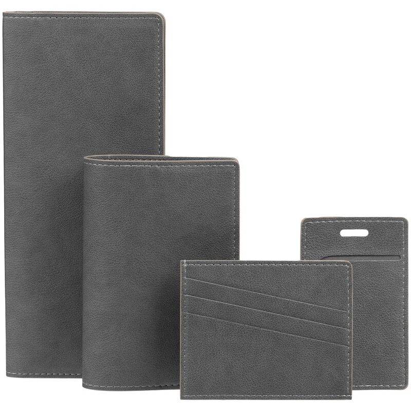 Чехол для карточек Petrus, серый арт.15528.10