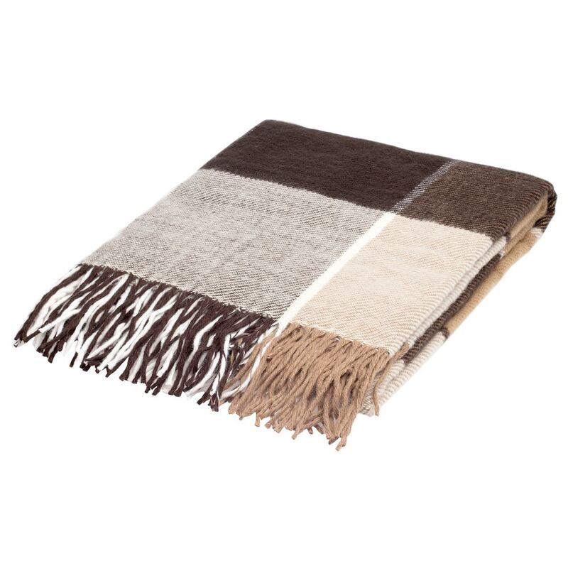 Плед Edinburgh, бежево-коричневый арт.13697.05