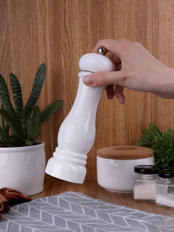 Механическая мельница для специй Gambit, белая арт.15649.60