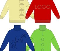 Свитер оверсайз на заказ Tricksy Terra Grand на заказ, акрил арт.18086.01