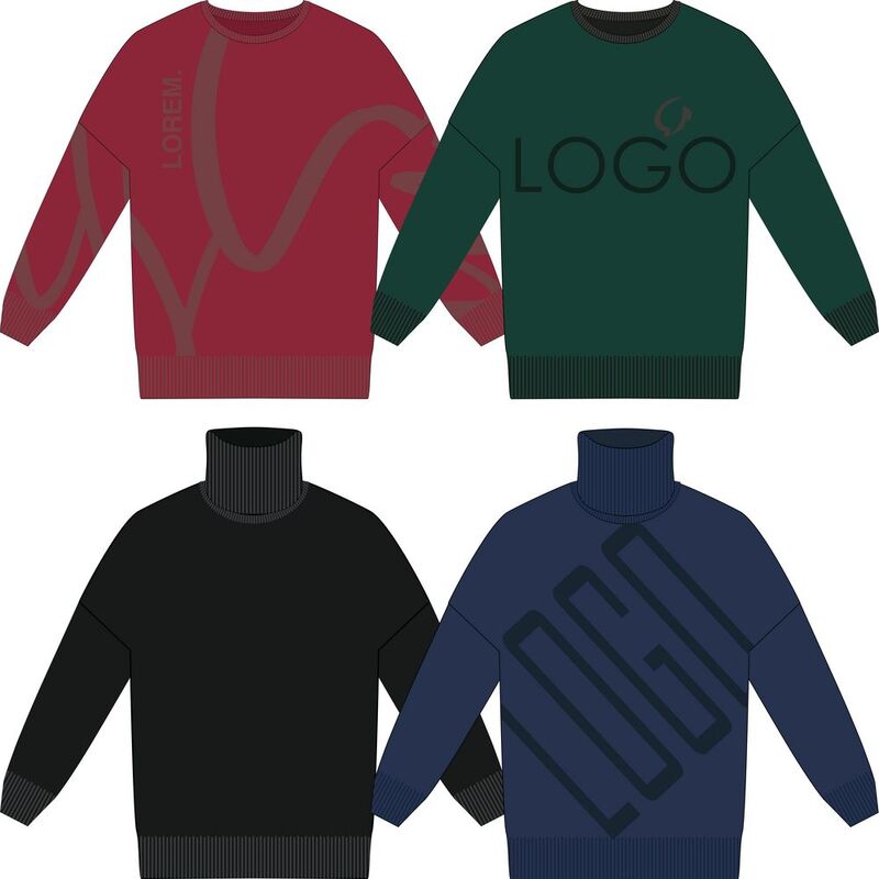 Свитер оверсайз на заказ Tricksy Terra Grand, полушерсть арт.18086.02