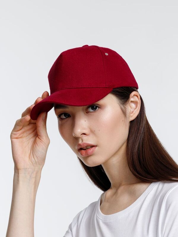 Бейсболка Standard, бордовая арт.15847.55