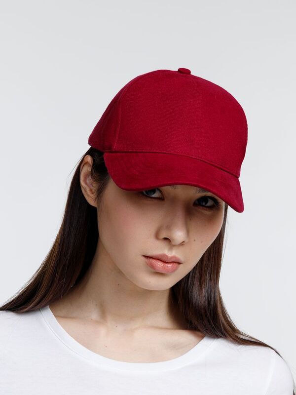 Бейсболка Standard, бордовая арт.15847.55