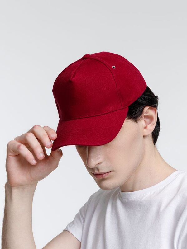 Бейсболка Standard, бордовая арт.15847.55
