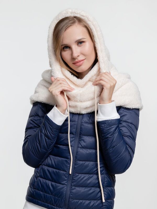 Балаклава-капюшон Flocky, молочно-белая арт.15949.60