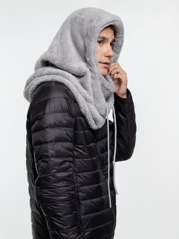 Балаклава-капюшон Flocky, серая арт.15949.11