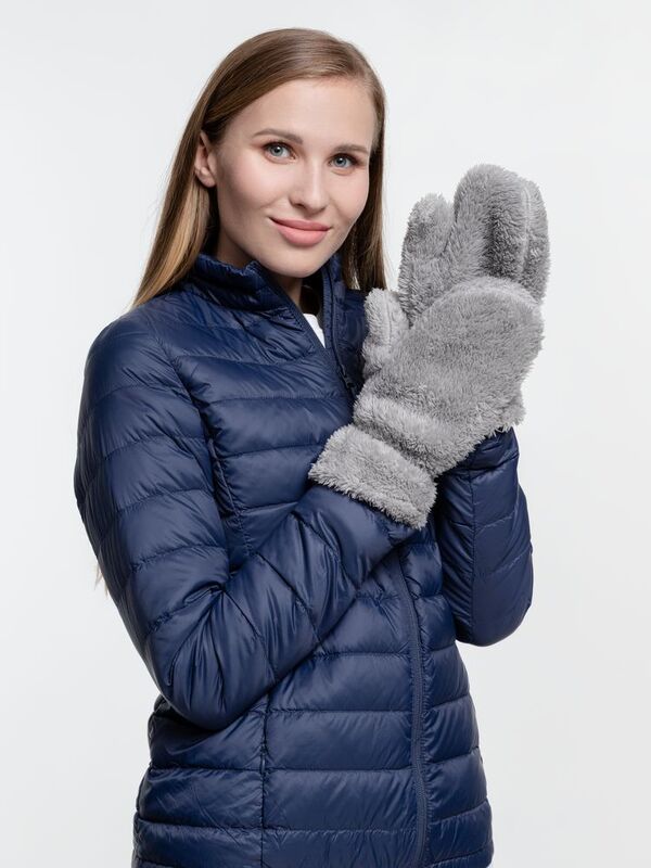 Варежки Flocky, серые арт.15950.11