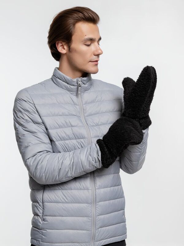 Варежки Flocky, черные арт.15950.30