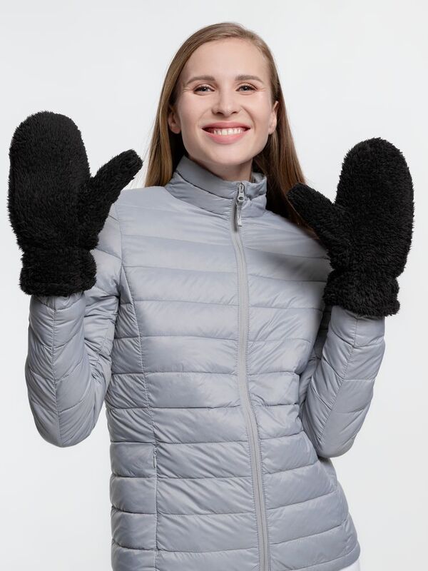 Варежки Flocky, черные арт.15950.30