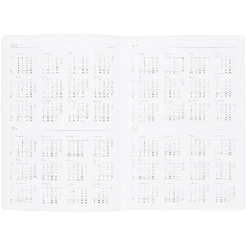 Ежедневник Vale, недатированный, серый арт.16202.10