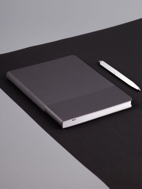 Ежедневник Vale, недатированный, серый арт.16202.10