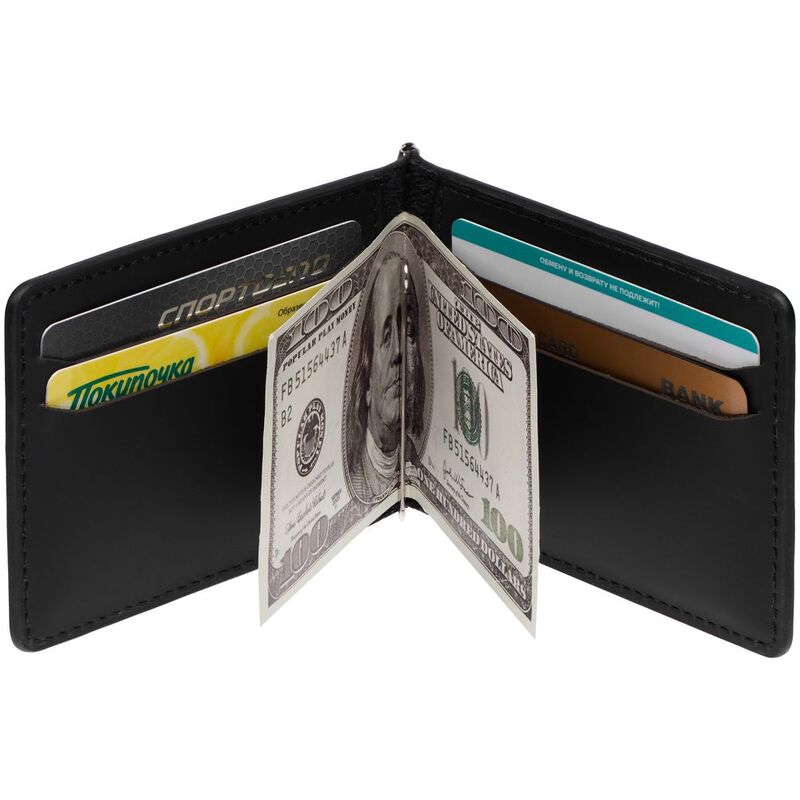 Зажим для купюр Alaska, черный арт.21029.30