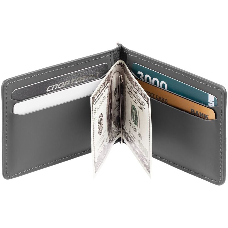 Зажим для купюр Alaska, серый арт.21029.11