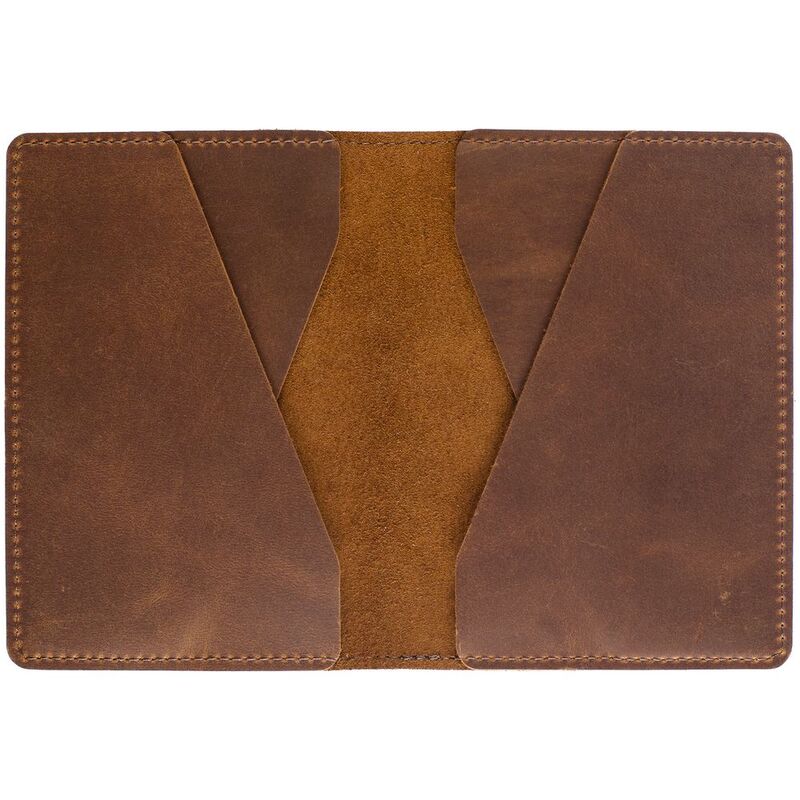 Обложка для паспорта inStream, коричневая арт.15554.59