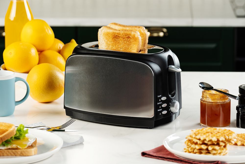 Электрический тостер Postre, серебристо-черный арт.17328.13