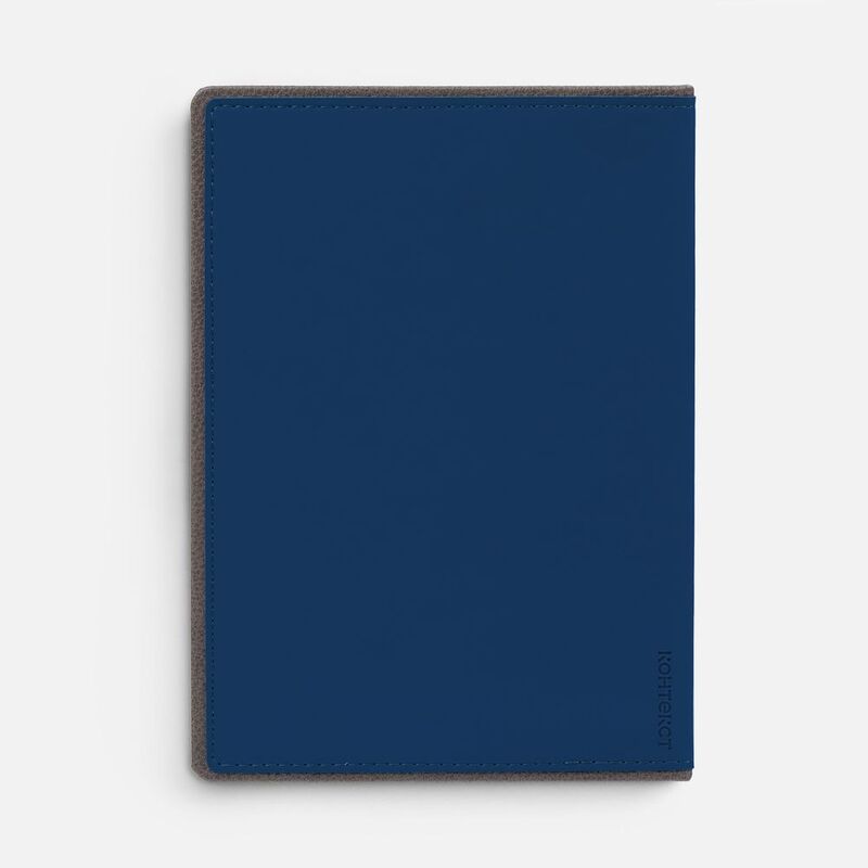 Ежедневник Frame, недатированный,синий с серым арт.16603.41