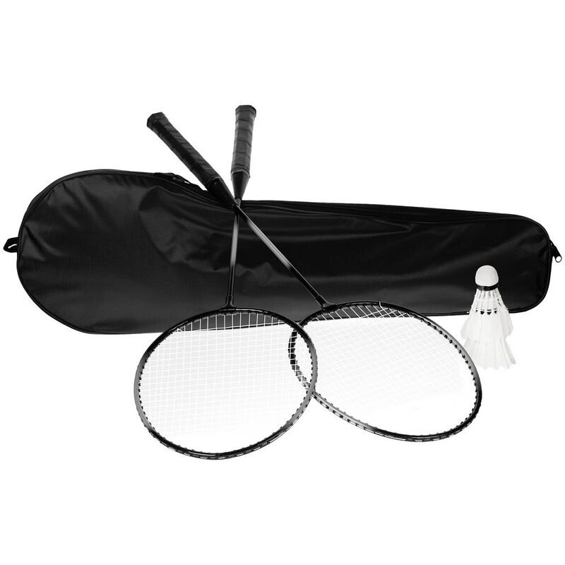 Набор для игры в бадминтон Gloucester, черно-серый арт.15654.31