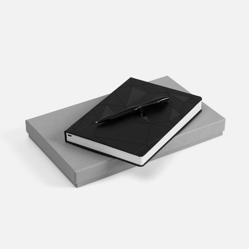 Набор Gems: ежедневник и ручка, черный арт.7488.30