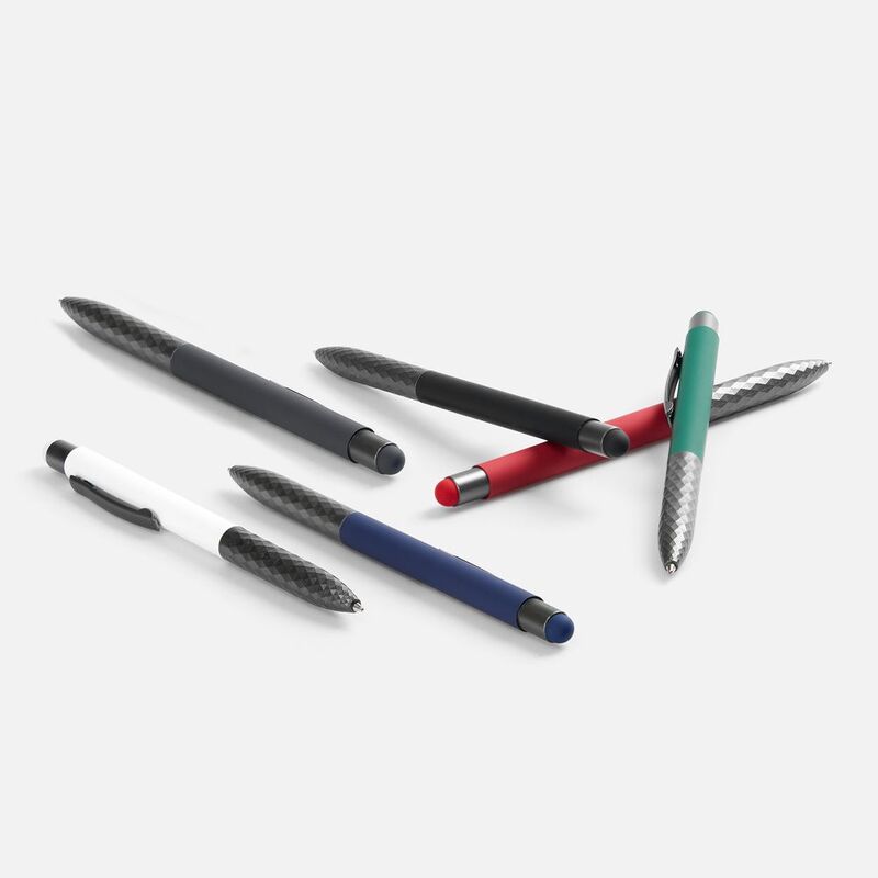 Ручка шариковая Digit Soft Touch со стилусом, синяя арт.18322.40