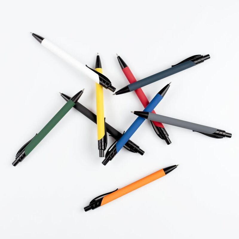 Ручка шариковая Undertone Black Soft Touch, серая арт.18325.10