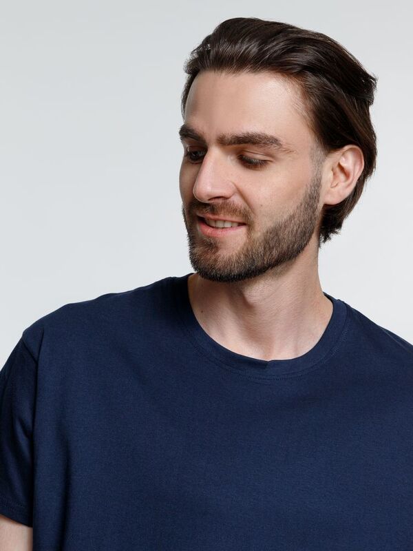 Футболка унисекс Ankara, темно-синяя арт.16277.40