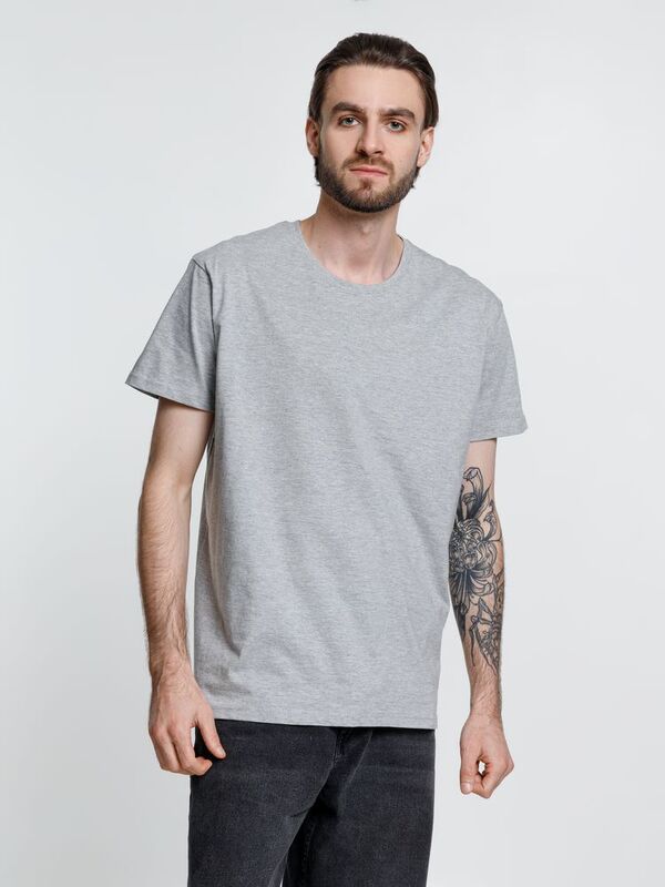 Футболка унисекс Ankara, серый меланж арт.16277.11