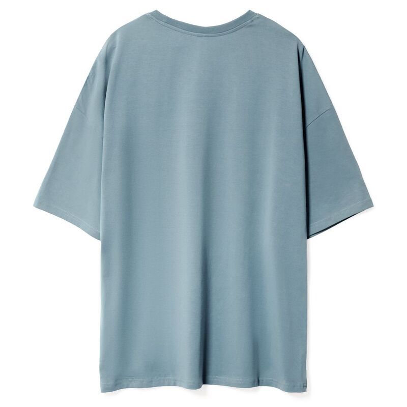 Футболка унисекс оверсайз Crosstown, серо-зеленая арт.15213.41