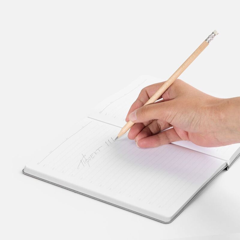 Карандаш простой Triangle с ластиком, неокрашенный арт.1884.00