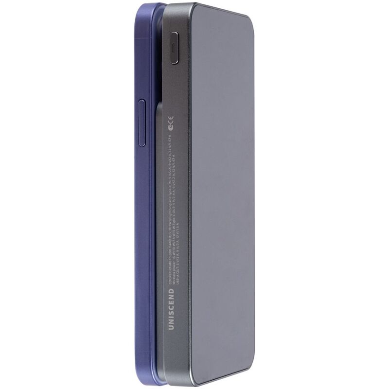 Магнитный беспроводной аккумулятор Cooper Prime 10000 мАч, темно-серый арт.17711.13