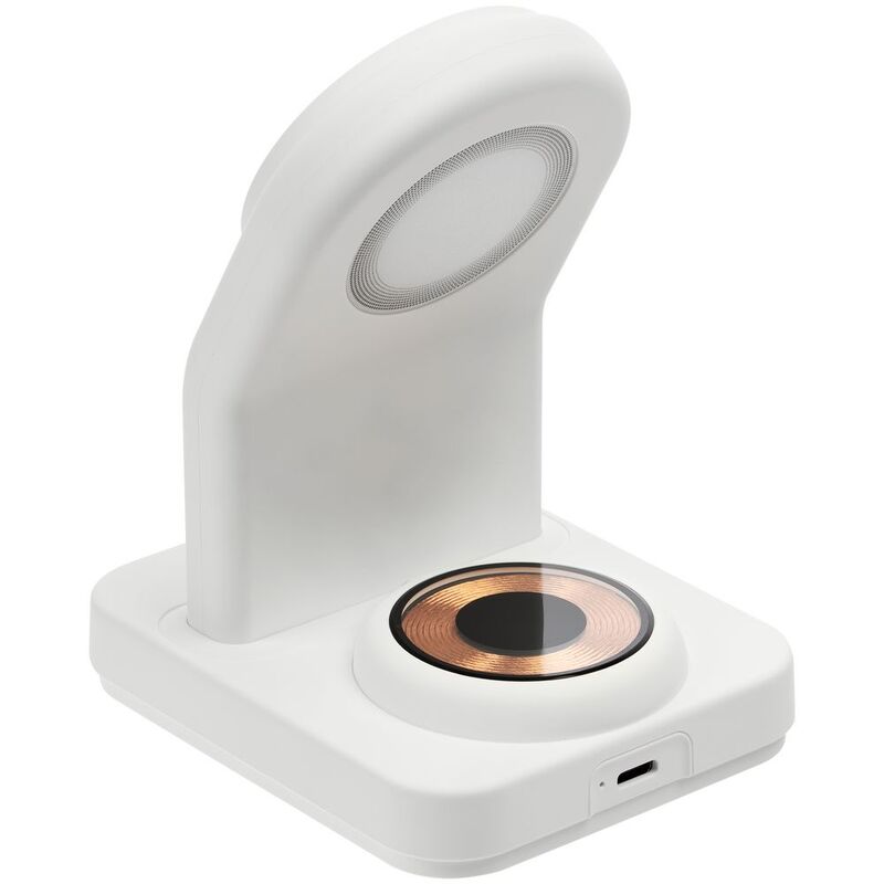 Зарядная станция с подсветкой Cooper Duo, белая арт.17714.60