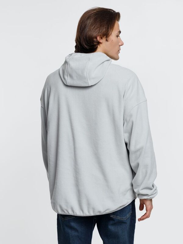 Анорак флисовый унисекс Fliska, светло-серый арт.15671.12