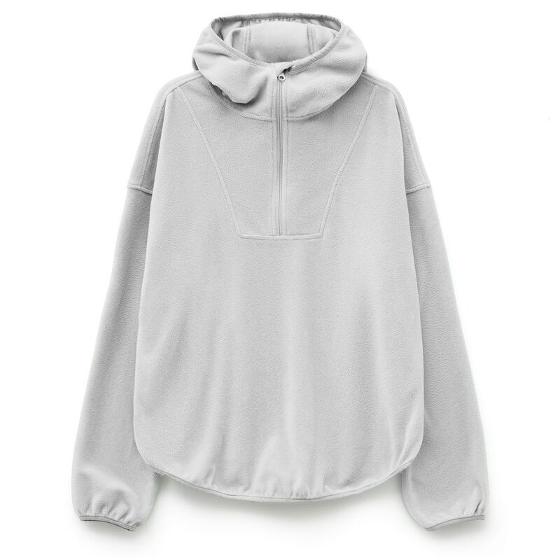 Анорак флисовый унисекс Fliska, светло-серый арт.15671.12