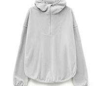 Анорак флисовый унисекс Fliska, светло-серый арт.15671.12