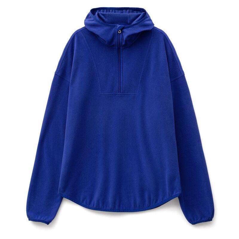 Анорак флисовый унисекс Fliska, ярко-синий арт.15671.44