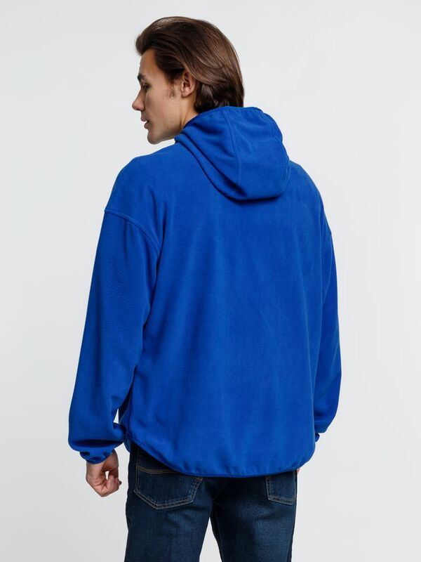 Анорак флисовый унисекс Fliska, ярко-синий арт.15671.44