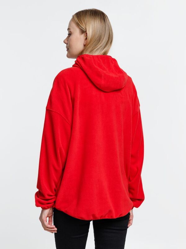 Анорак флисовый унисекс Fliska, красный арт.15671.50